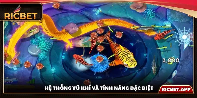 Hệ thống pháo, bom, và kỹ năng đặc biệt