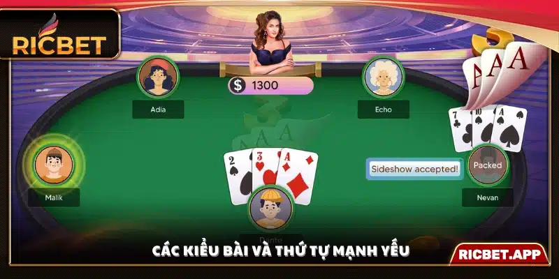 Phân loại các kiểu bài và cấp độ mạnh yếu